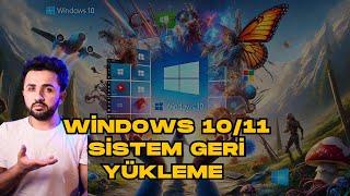 Windows 10 ve 11 Sistem Geri Yükleme Rehberi | Hızlı ve Kolay Çözüm!