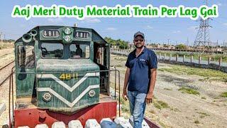 aaj meri duty material train per Lag Gai
