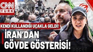  İsrail'e Mesaj İçeren Ziyaret! İran Meclis Başkanı Enkaza Dönen Şehir Beyrut'ta!