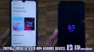 Install Miui 12.5 Redmi note 7/7S/7 pro and other devices / Without TWRP and root / Boot animation