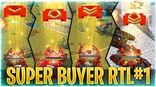 SUPER BUYER RTL #1 | 1 MILLION TANKOINS | 100K SKIN CONTAINERS | TANKI ONLINE | ТАНКИ ОНЛАЙН