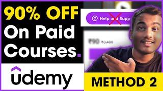 (METHOD 2)  Get upto 90% discount on Udemy Course | How to Get Udemy Discount Coupons 2022