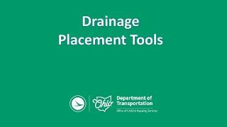 Drainage Placement Tools