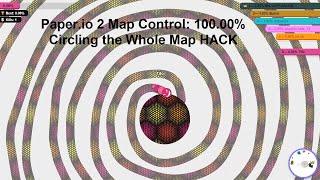 Paper.io 2 Map Control: 100.00% Circling the Whole Map