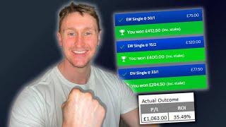 How I Made £1063.00 in 1 Race Matched Betting