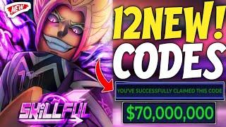 ️UPDATE!!!!️ALL WORKING CODES FOR SKILLFUL DECEMBER 2024(ROBLOX)-SkillFul Codes 2024|SKILLFUL 2024