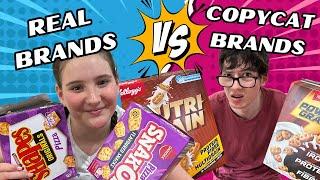 TASTE TEST CHALLENGE - REAL BRANDS Vs OFF BRANDS