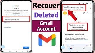 How to Recover Gmail Account | Deleted Gmail Account Recovery