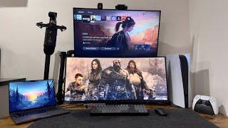 PS5 Gaming Desk Setup - Streamer Edition