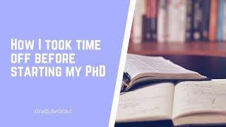 Gap Year Before Clinical Psychology PhD #clinicalpsychology #gradschool #phdstudentlife