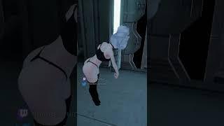 Taking off clothes in Virtual Reality! #shorts #vrchat