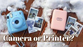 Instax Camera or Instax Mini Link Printer, Which one is better? | Side by side photo comparison