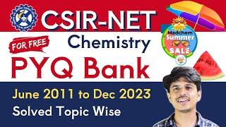 csir chemical science solved question papers | csir net chemistry previous year solved papers | PYQs