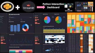 Python Interactive Dashboard Development using Streamlit and Plotly