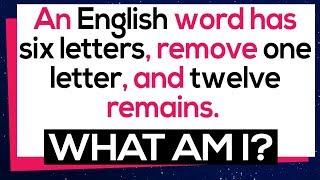 20 Difficult Riddles for smart people | Challenge your brain