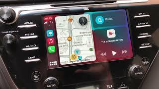 Оригинальный , Заводской CarPlay в Toyota Camry 70 2017-2020 г.в.