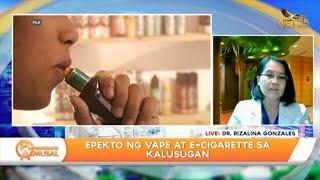 Epekto ng vape at E-cigarette sa kalusugan