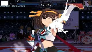 NICK54222 MUGEN: Haruhi Suzumiya VS K-On! Girls (Yui, Mugi, Ritsu, Mio)