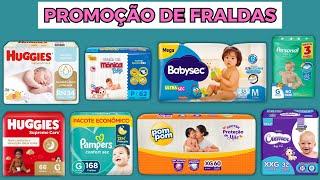 PROMOÇÃO E PREÇOS DE FRALDAS DESCARTÁVEIS NO SITE DA AMAZON