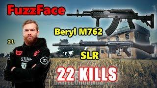 Faze FuzzFace - 22 KILLS - Beryl M762+SLR - DUO - PUBG