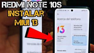 Redmi note 10S cómo actualizar MIUI 13 Oficial/ Miui 13 global para cualquier celular