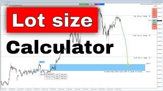 Position Size Calculator MT5 EA - Lot Calculator mt5