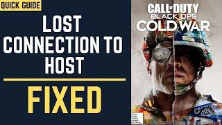 Cod Cold War Lost Connection To Host | Disconnected from server | Cod Cold War Servers Down