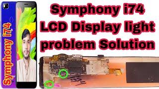 Symphony 174 displey lightsolution 100%ok / symphony i74 light ic reper for water dameg phone reper