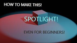 How to Use the Spotlight in Blender 2.9 | For Absolute Beginners