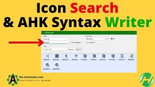 Incredible Icon / Resource finder and AHK Syntax Writer