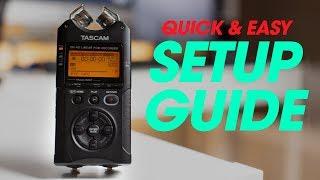 How to Setup the Tascam DR-40 | (Step by Step Tutorial)