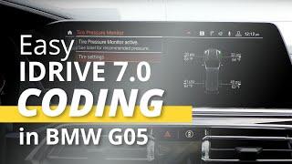 Easy iDrive Coding in 2019 BMW X5 G05 with iDrive 7.0 (MGU)