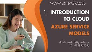 1. Introduction to Cloud Computing | Azure Service Models