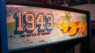 Capcom's classic 1943 Arcade Game !  Gameplay, artwork, Dedicated Cabinet!