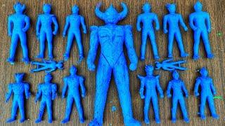 Cleaning Ultraman Tiga Geed Orb Trigger Zero Ginga King Blue toys