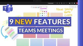 9 new features in Microsoft Teams meetings [2021] Updates for Whiteboard, Breakout Rooms, PPT & more