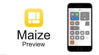 Maize: A polished iOS 11 control center for iOS 10