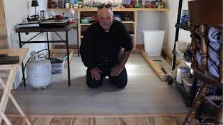 The Alaska cabin gets a kitchen floor