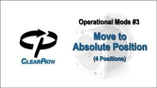 ClearPath Integrated Servo: Move to Absolute Position (4 Positions)