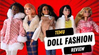 BARBIE DOLL Clothes from TEMU! Fashion Packs Review and Unboxing!