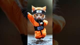 Cute Cat Dance  #cat #dance #catdance #petdance #kitten #naruto