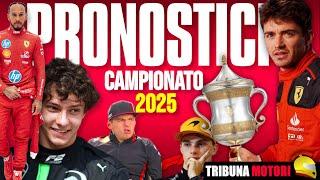 PRONOSTICI F1 2025Non Vinciamo Neanche Stavolta???