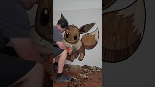 Making an Eevee Rug  #tufting #customrug #eevee