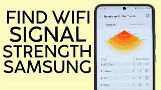 How to Find Your Wifi Signal Strength on Your Samsung Galaxy Phone | Galaxy One UI 5 2023