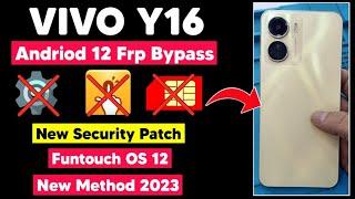 Vivo Y16 (V2204) Frp Bypass | Y16 Google Account Remove |  No Apk, No PC, No Sim | New Method 2023