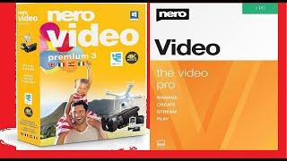 Nero Video 2020    vs   Nero Video Premium 3   2017