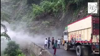 Landslide at anmod ghat 2022 | goa news | Goa Karnataka border closed from anmod | Breaking news |