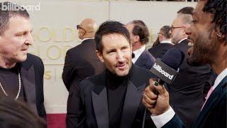 Trent Reznor & Atticus Ross On Making the Music For 'Challengers' & More | Golden Globes 2025