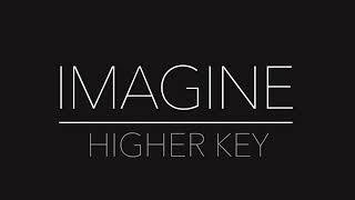 John Lennon   Imagine Karaoke Piano Higher Key SCALE