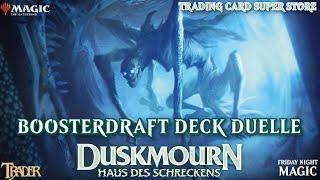 MTG Duskmourn Boosterdraft Deck Duelle | Magic the Gathering deutsch | Review | Trader Duel 2024